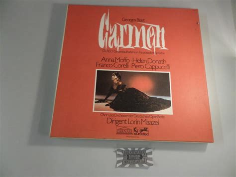 Bizet Carmen Vinyl Lp Box Set Gesamtaufnahme Der