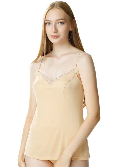 Damska koszulka Nicole na ramiączkach Kolor Beżowy Rozmiar 42 Mewa Lingerie Moda