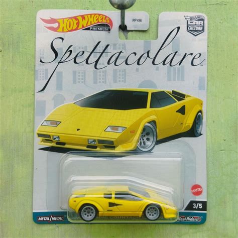 Jual Hotwheels Hot Wheels Premium Spettacolare Lamborghini Countach Lp 5000 Qv Shopee Indonesia