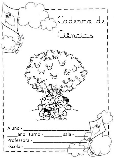 Abertura De Ciencias - Rosearts- Atividades para imprimir: Abertura de caderno de Ciências
