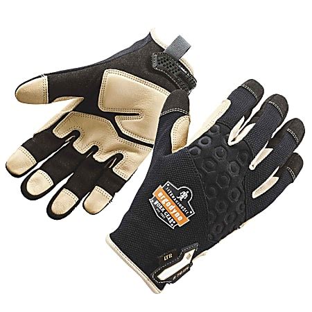 Ergodyne ProFlex 710LTR Heavy Duty Leather Reinforced Gloves Small