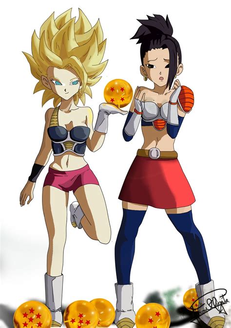 Caulifla Y Kale Female Goku Female Dragon Saiyan Female Kale Dragon Ball Caulifla Hot Akira