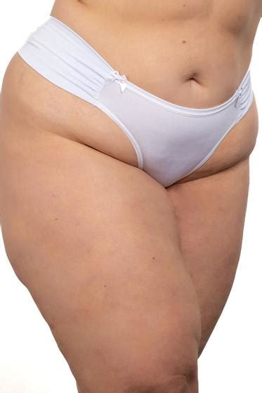 Kit Calcinhas Plus Size Rebeca Fio Dental Conforto Atacado Cal Ola Lingerie Moda Intima