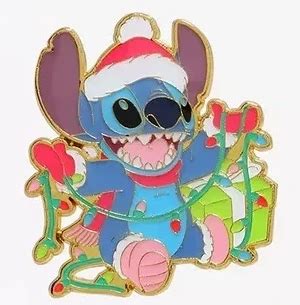 Stitch With Holiday Lights Hot Topic Stitch Character Holiday Blind Box Loungefly