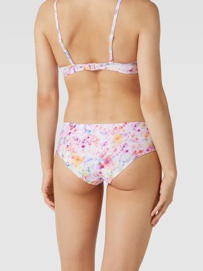 Esprit Bikini Hose Mit Floralem Allover Muster Blau Online Kaufen