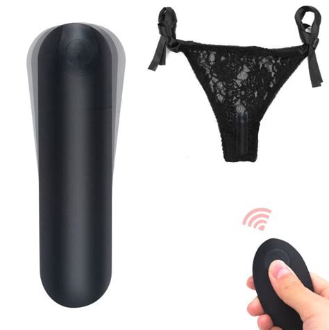 Remote Control Wearable Vibrating Panties 10 Speeds Mini Bullet Vibrator Sex Toys For Women
