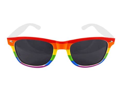 Adults Rainbow Gay Pride Dark Glasses Lgbt Stay Safe Nhs Sunglasses Buy Durable Online