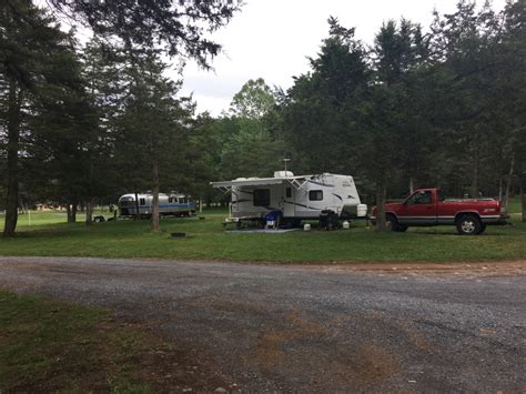 Campground Review Natural Chimneys Regional Park Mount Solon
