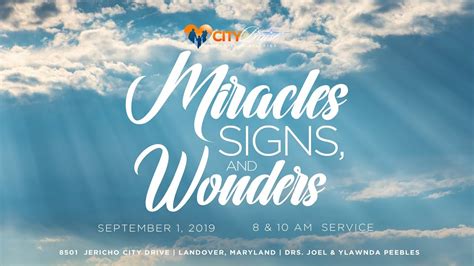 Miracles Signs And Wonders Part 1 YouTube