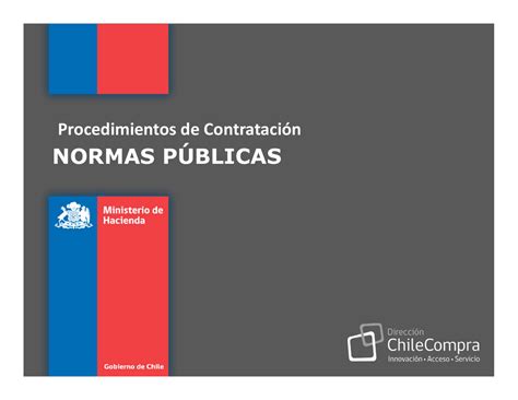Normativa De Compras Públicas