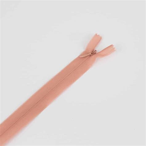 Zip invisible nude rosé Majam