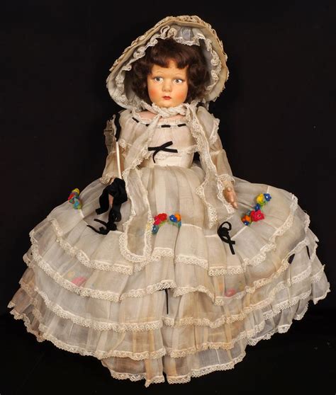 Authentic Lenci Torino Felt Boudoir Doll Southern Belle 20” 1930s Complete Ebay