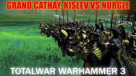 Best Total War Grand Cathay Kislev Vs Nurgle Survival Battle