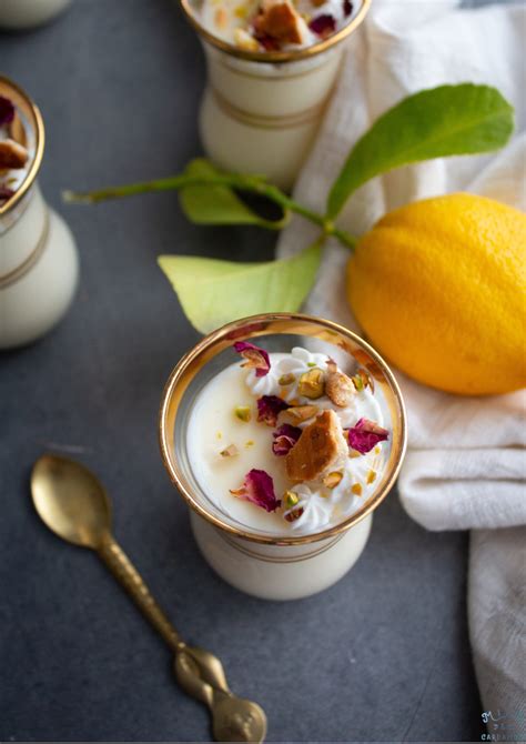 Lemon Cardamom & Rose Posset | Milk & Cardamom