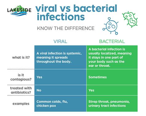 Difference Between Bacterial And Viral Infection