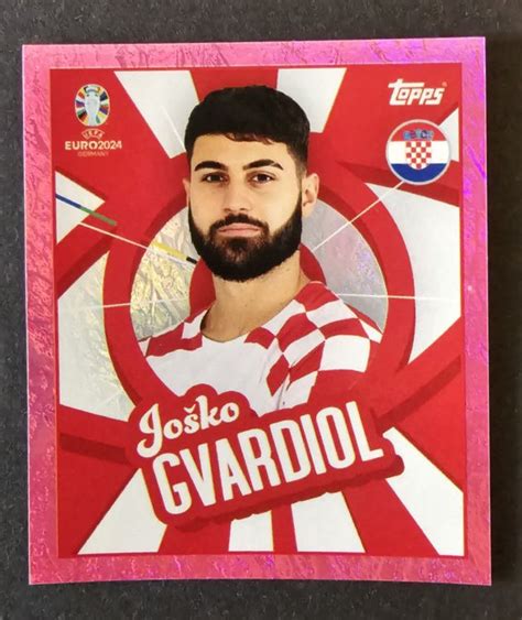 Em Topps Sticker Josko Gvardiol Cro Ptw Rosa Kaufen Auf Ricardo