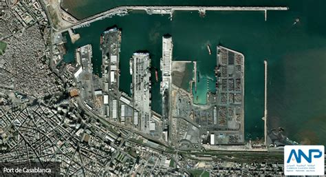 Image Satellite Du Port De Casablanca