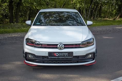 Heck Spoiler Aufsatz Abrisskante für VW POLO MK6 GTI schwarz Hochglan