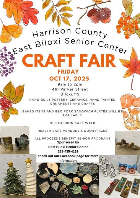 East Biloxi Annual Holiday Craft Fair, 461 Parker Street, Biloxi, MS