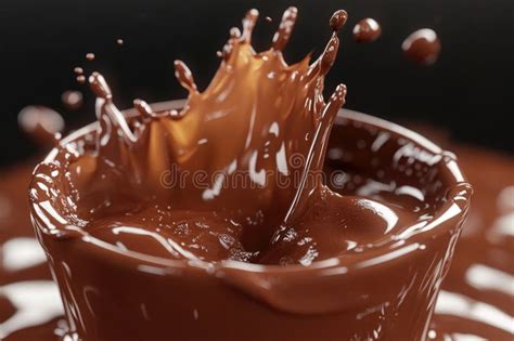 Hot Chocolate With Milk Stock Photo Image Of Milk Morning 375743504