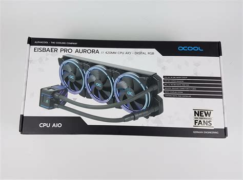 Alphacool Eisbaer Pro AURORA 420 CPU AIO Review - Tech4Gamers