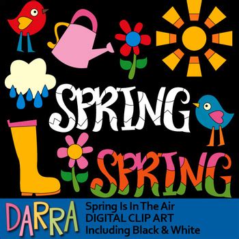 Clip art for Spring Activities by DarraKadisha | TpT