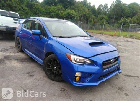 2015 Subaru Wrx Sti Limited JF1VA2U68F9806756 Historia sprzedaży