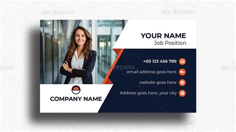 modern creative business visiting card design gec designs