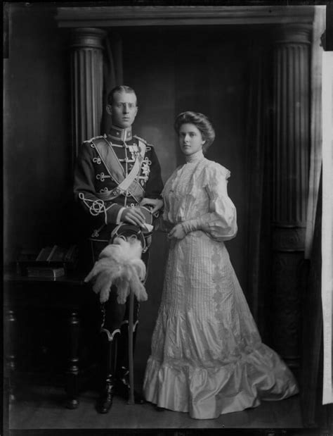NPG x81593; Princess Alice of Greece and Denmark; Prince Andrew of