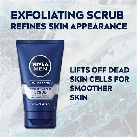 Protect Care Exfoliating Face Scrub Ml Nivea Men