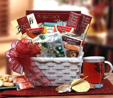 Herbal Tea Basket, Unique Gift Basket For Tea Lovers