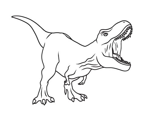 Tyrannosaurus Rex Drawing Easy Kyreneconal