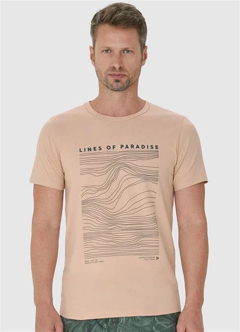 Camiseta Nude Tradicional Line Of Paradise Malwee