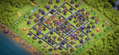 Trophy Defense Base Th With Link Clash Of Clans Town Hall