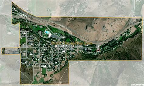 Map Of Lava Hot Springs City Thong Thai Real