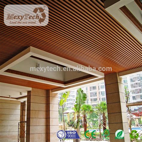 New Design Wpc Material Indoor Composite Wood Ceiling Panel Buy Wpc