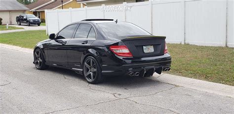 2009 Mercedes Benz C300 Sport With 19x85 Forgestar Cf5 And Hankook