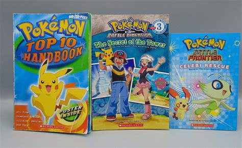 Pokemon Book Lot Of 6 Pokemon Scholastic Paperback Kcs Attic