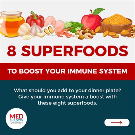 8 Superfoods Infographic MedShadow Foundation Independent Health