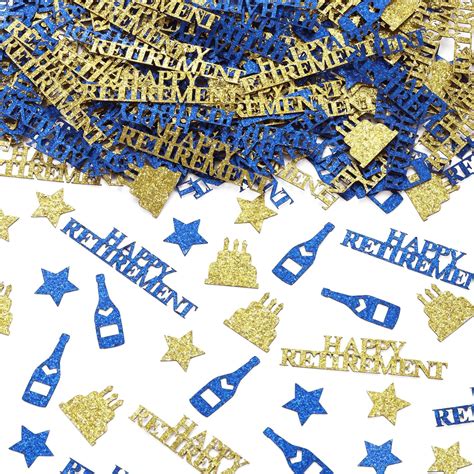 Amazon.com: kreat4joy 200pcs Happy Retirement Decorations Confetti