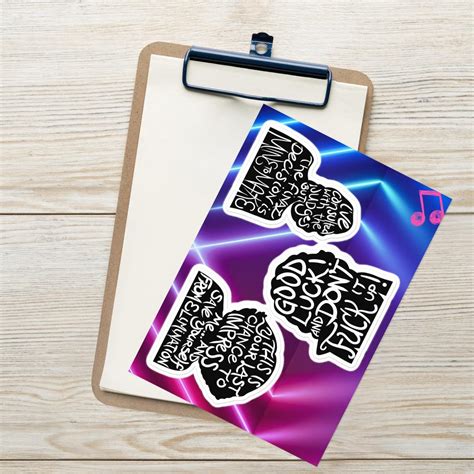 Rupaul Drag Race Sticker Sheet Good Luck Lip Sync For Your Life Queen Reality Competition Tv Gay