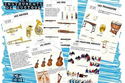 LES INSTRUMENTS DE MUSIQUE La Classe De Corinne Instrument De