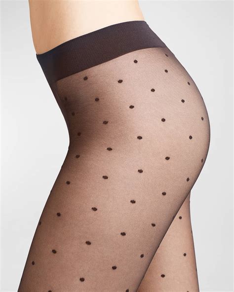 Falke Sheer Polka Dot 15 Denier Tights Neiman Marcus