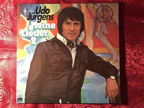 Udo Jürgens Meine Lieder 2 LP Poster VG