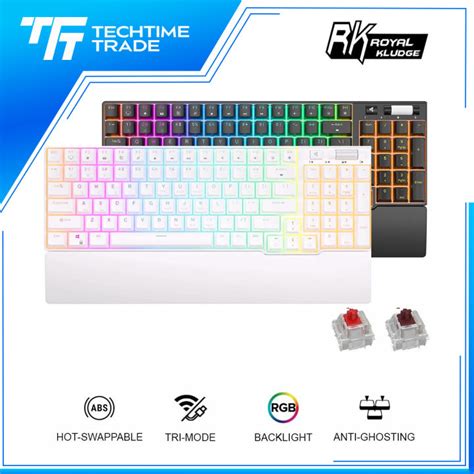 Royal Kludge Rk Tri Mode Rgb Keys Hot Swappable Mechanical