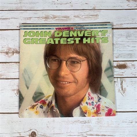 John Denver John Denvers Greatest Hits Vol 2 1977 Etsy