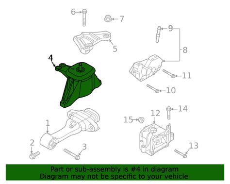 21810-P2650 - Engine Mount - 2021-2024 Kia Sorento | Kia Auto Parts