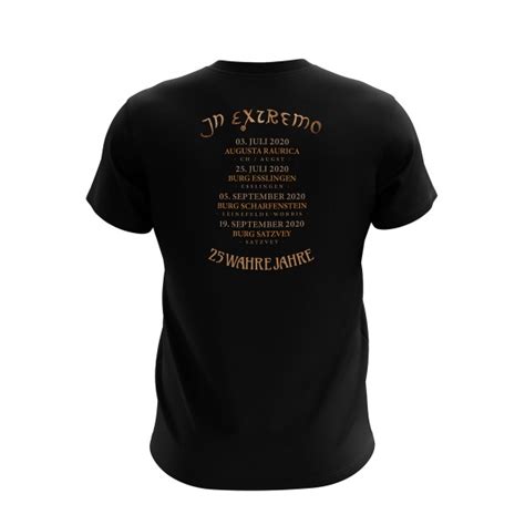 In Extremo T Shirt Wahre Jahre Burgentour In Extremo