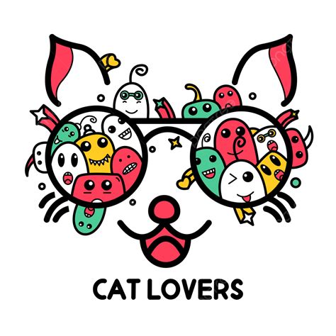 Cat Lover Clipart Hd Png Cat Lovers Vector For T Shirt Design Cat