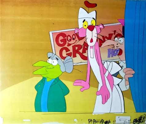 Pink Panther Watch Video Original Production Animated Celdrawing